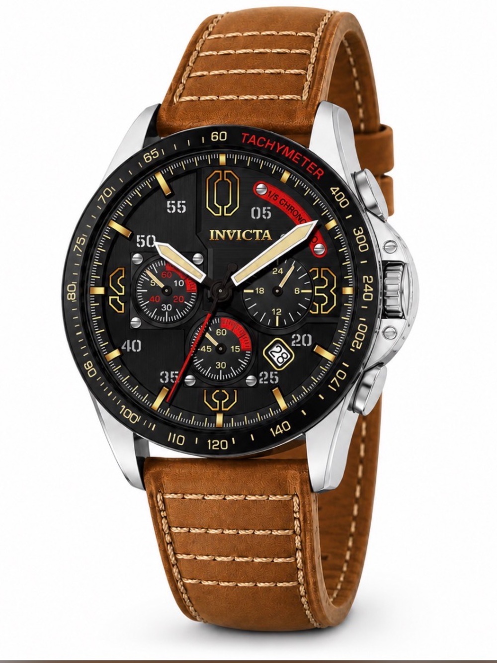 New Invicta Chase Durer Daxen Men’s Watch – 43mm – Brown – Model 69551 NWT